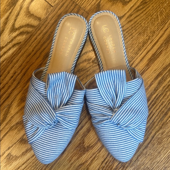 LC Lauren Conrad desert, stripe mules - Picture 3 of 6